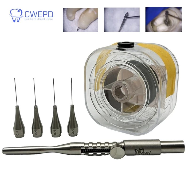 

Basic Dental Instrument Root Canal File Extractor Holder Kit Dentistry Broken Files Removal Tools