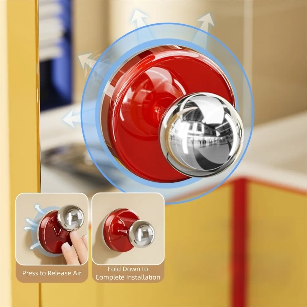 مقبض باب كوب شفط مضاد للانزلاق بدون حفر مقبض دش متعدد الوظائف مع كوب شفط وقبضة باب قابلة لإعادة الاستخدام