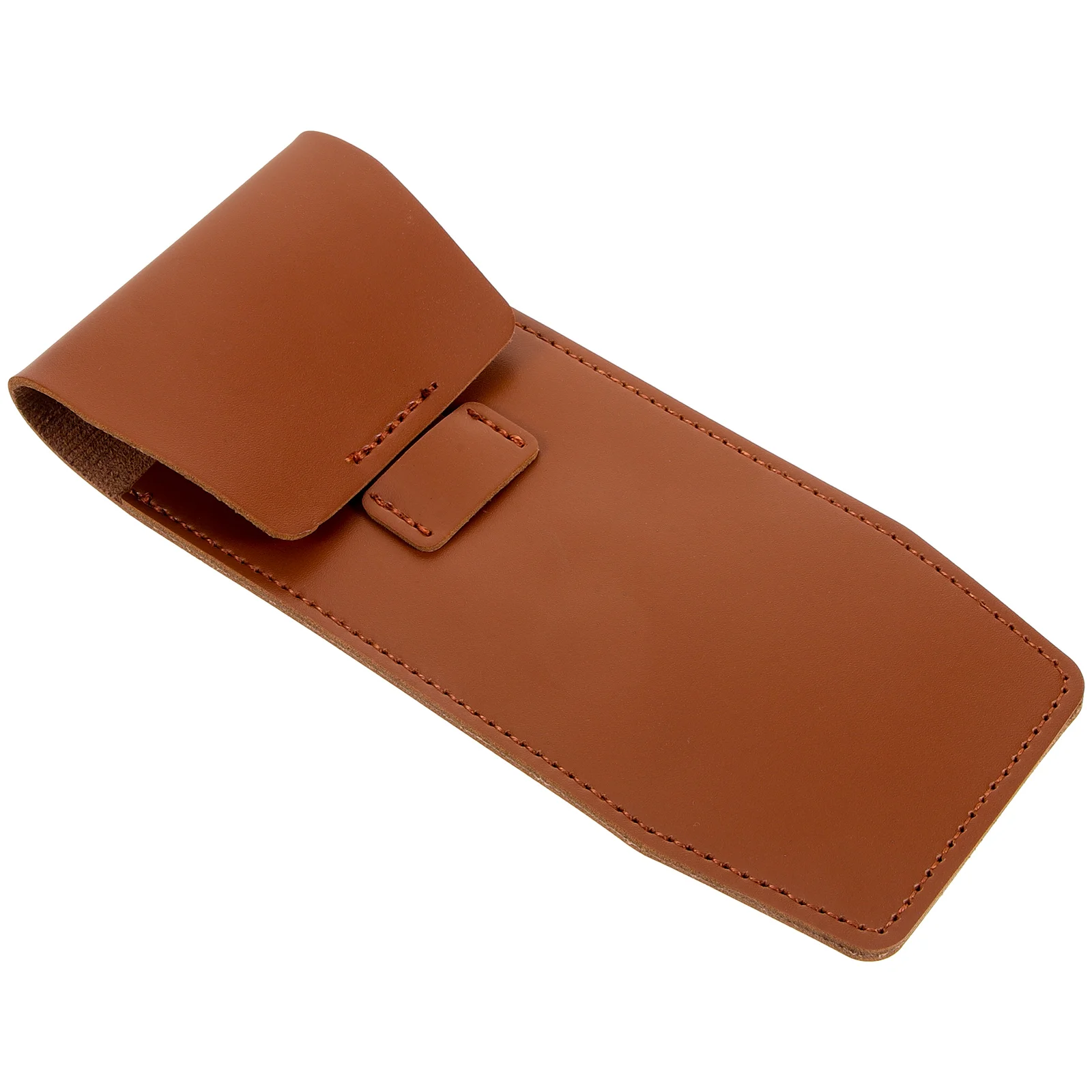 

Portable Case PU Storage Bag Light Brown Pouch For Travel Business Trip Small Size Scratch Multipurpose Watch
