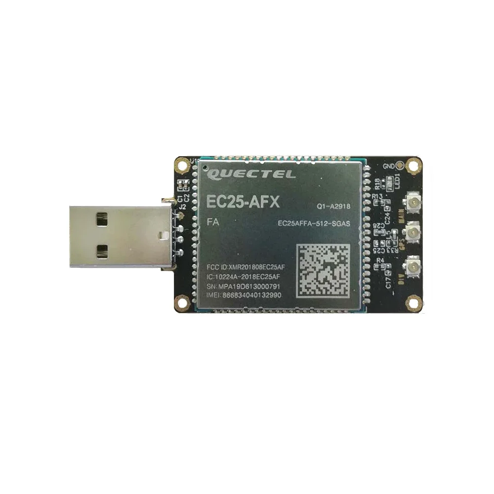 4G LTE USB Dongle W/EC25-AFX SIM Card Slot Carrier: America  LTE FDD B2/B4/B5/B12/B13/B14/B66/B71