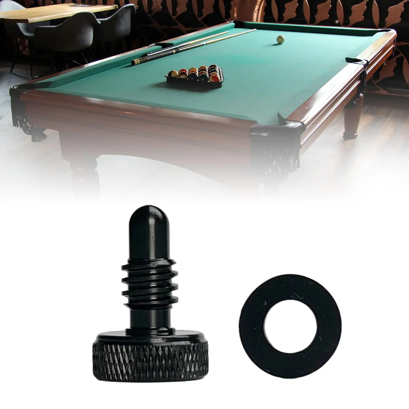 غطاء سفلي لعصا البلياردو، واقي مشترك لعصا البلياردو، مقاوم للتآكل، خفيف الوزن، ملحقات حماية من سبائك الألومنيوم #4