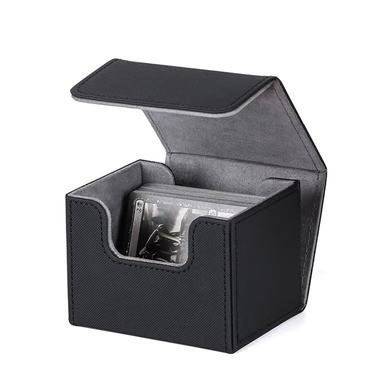 130 + pièces nouvelle Protection de carte quatre rangées grande capacité motif diamant boîte à monnaie en cuir Pu Double fenêtre échiquier jeu stockage