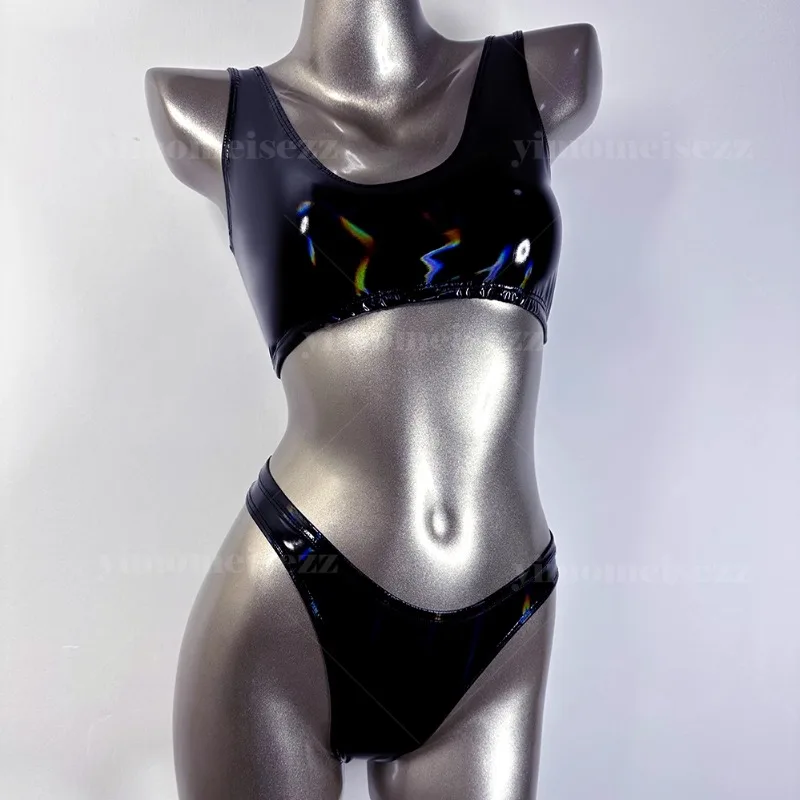 set-di-costumi-da-bagno-personalizzati-canotta-sexy-divisa-abbigliamento-sportivo-pantaloni-reggiseno-da-discoteca-elastici-ultra-luminosi