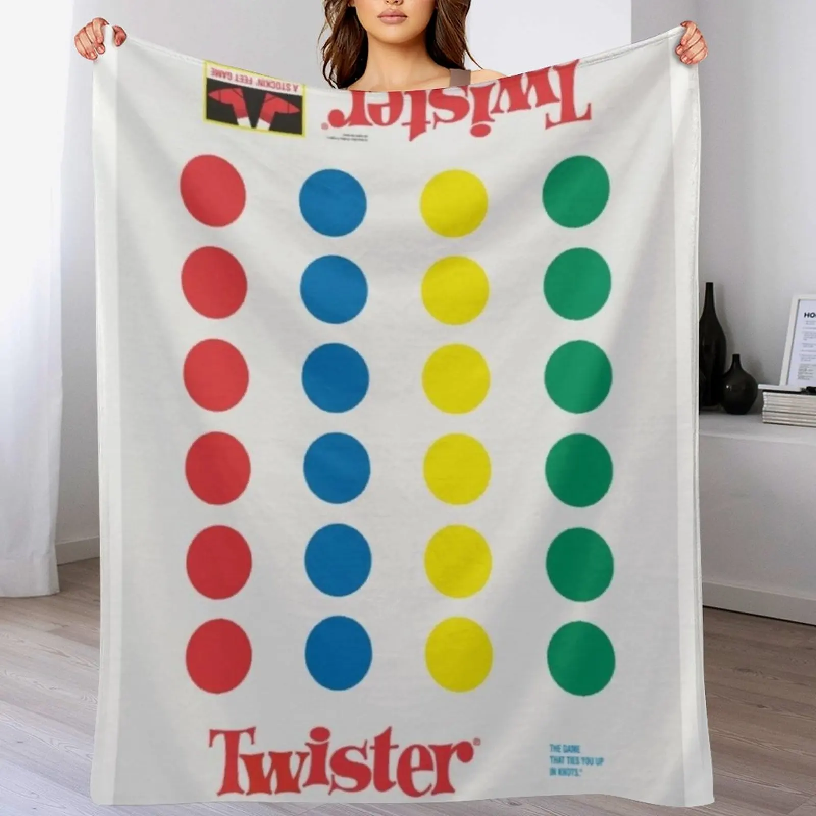 The Twister Game Blanket Throw Blanket Thin for winter Blankets