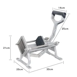 Stainless Steel Manual Cutter French Fries Potato Cutting Machine Radish Cucumber Radish Cutting Machine