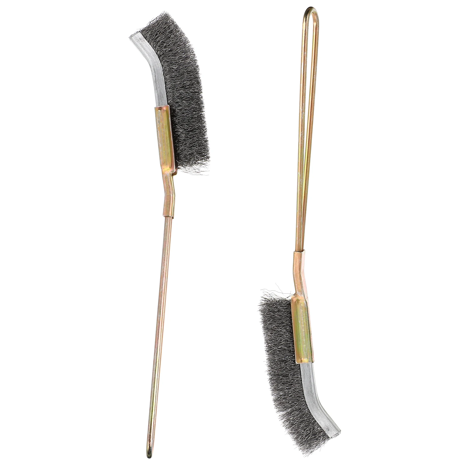 

2pcs Bird Cage Cleaning Steel Wire Brush Copper Material Daily Use Lightweight Practical Pet Supplies Cage Accessories