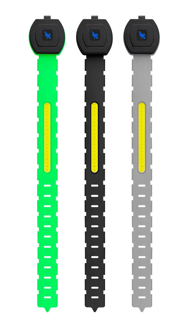 USB Rechargeable COB LED Armband Light 400mAh 3 Modes Night Running Sport Warning Arm Leg Light IPX4 Waterproof