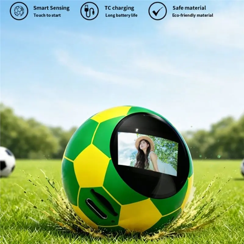 

FEDI-1080P HD Portable Thumb Camera Wearable CCD Camera Outdoor Soccer Shape Video Camcorder Camera