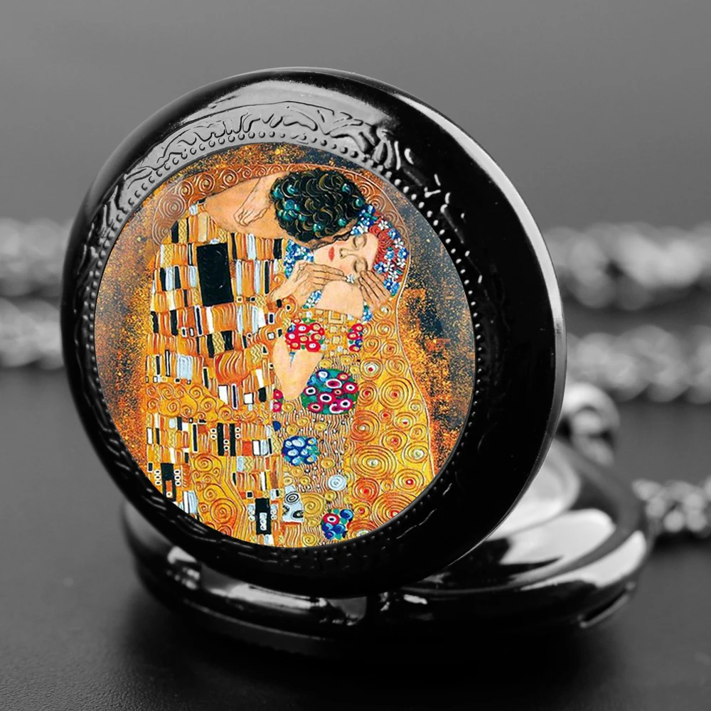 Montre de Poche à Quartz en Verre pour Homme et Femme, Cadeau Exquis