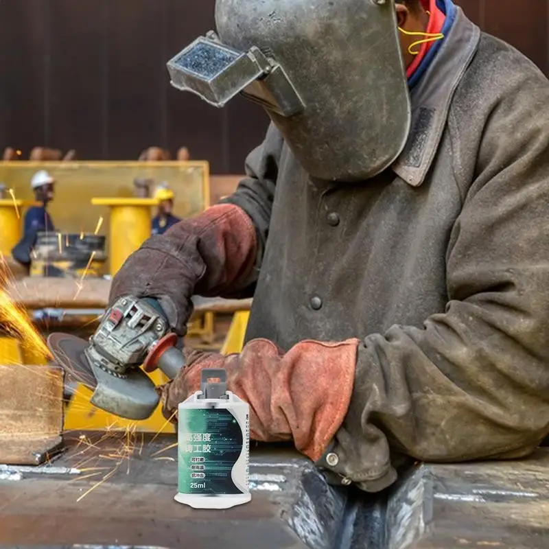 

Welding Glue For Metal High Temperature Resistant Sealant Waterproof For Casting Metal Long-Lasting Casting Glue High Strength