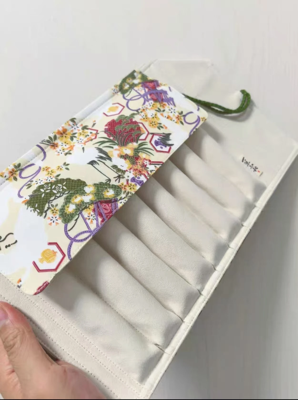 Original DIY High-Quality Handmade Pencil Case 5-Hole 8-Hole Roll-Up Pencil Bag Stationery Storage Pouch