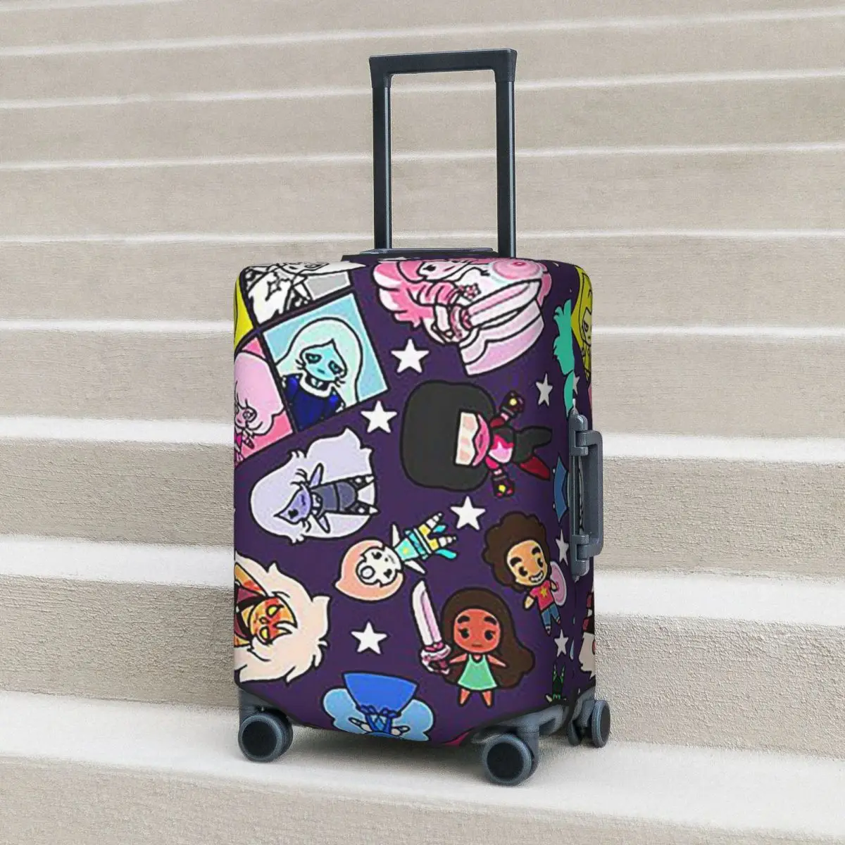 

Защитный чехол для чемодана Crystal Gems Steven, эластичные защитные чехлы для багажа для путешествий 18-32 дюймов