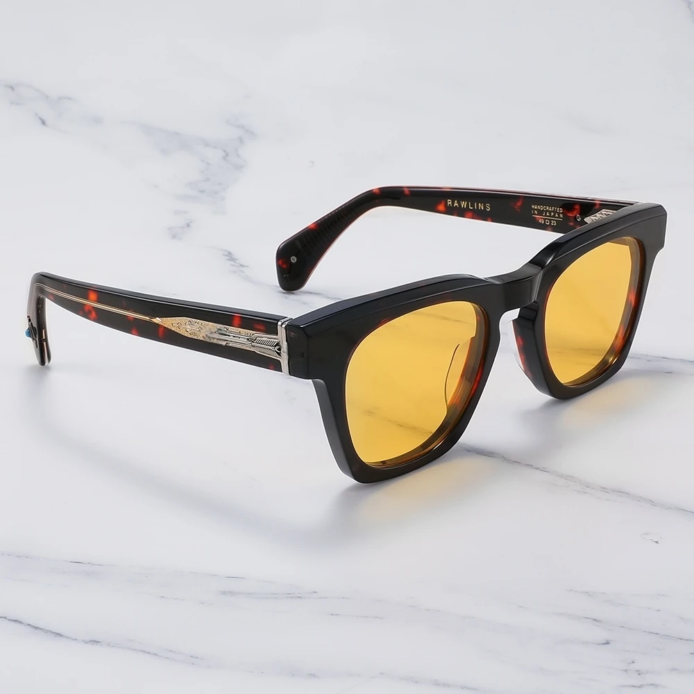 JMM Business Outdoor Zonnebril Unisex Rechthoek Dikke Acetaat RAWLINS Populaire Zonnebril Voor Lady Gafas De Sol Hombre