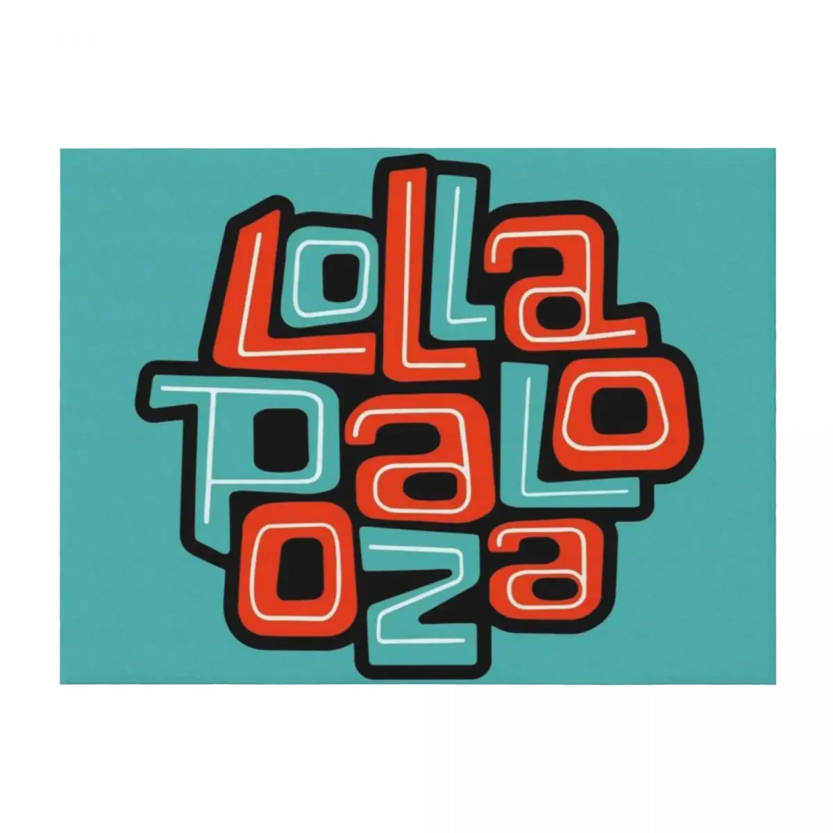 

Lollapalooza Throw Blanket warm winter Cute Plaid Soft Plush Plaid Blankets