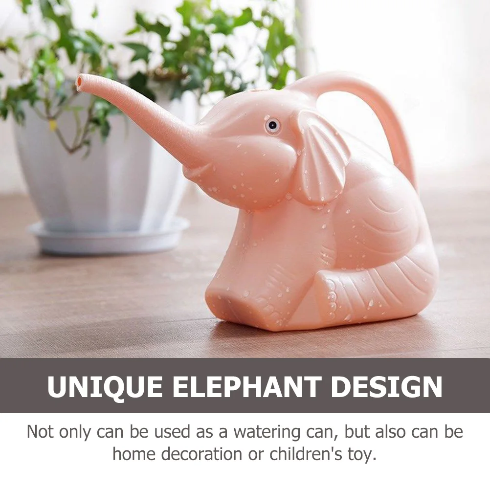 

Elephant Shaped Can Pink Small Portable Watering Pot Kettle Plants Tool Gardening Sprinkler Pot