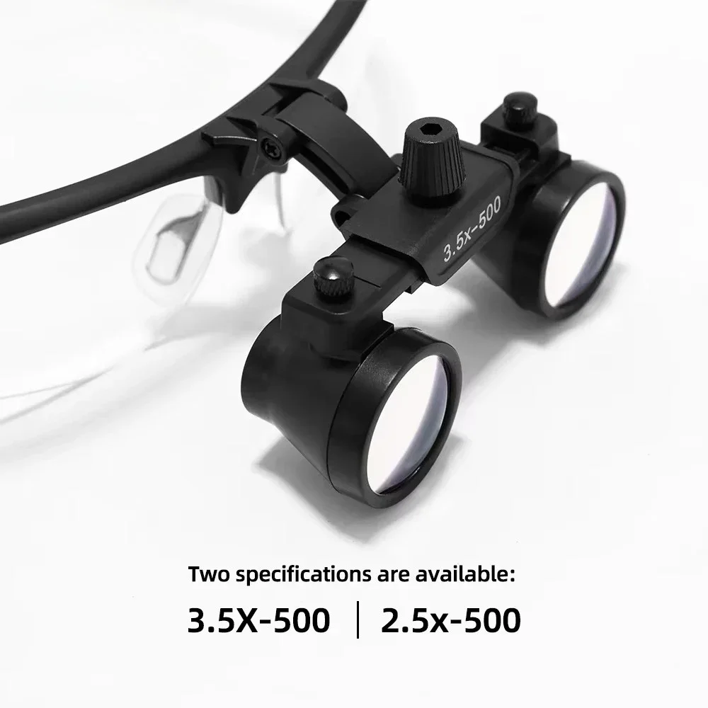 High Quality Loupe Double Lens 2.5/3.5X Magnifying Glass with Led Light Loupe / Head Mounted LED Magnifyings Glass .