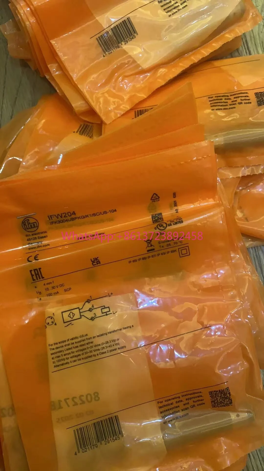Germany ifm IFW204 proximity switch