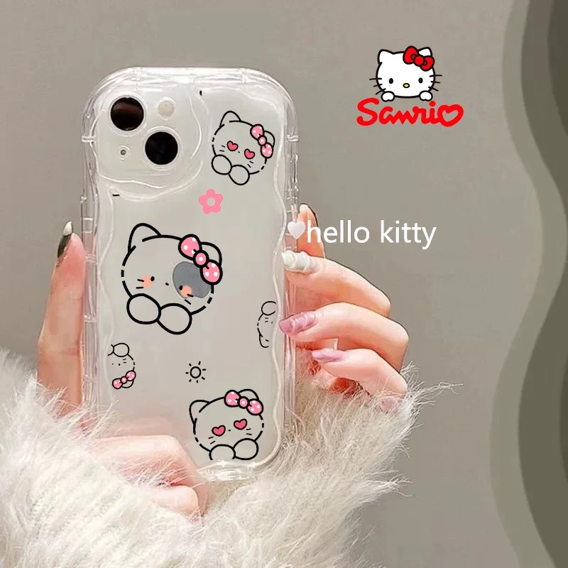 Etui na telefon Cinnamoroll Iphone15 Pro Girls Phone Case Kitty Cat Cartoon dla Iphone Hello Kitty Children's Day Gift