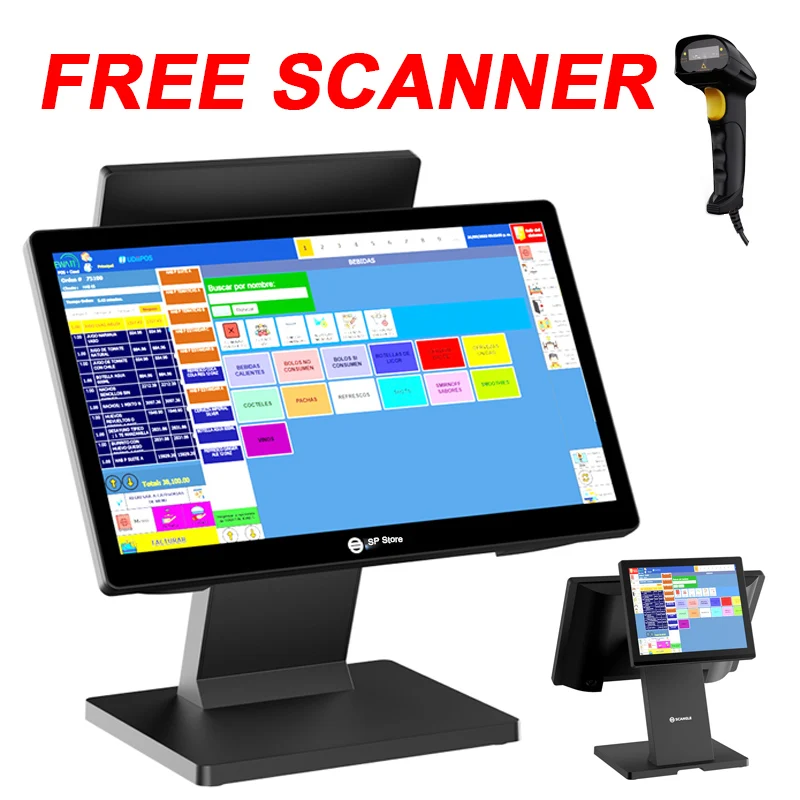 

Hot selling D5 cash register 15 inch screen high-quality cash register terminal