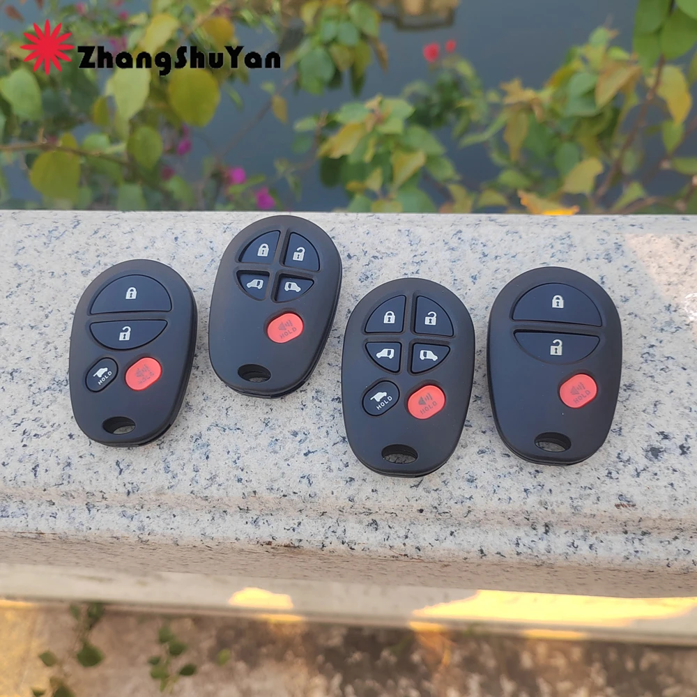 

3/4/5/6 кнопок, брелок с дистанционным управлением, подходит для TOYOTA Highlander Sequoia Sienna Tacoma Tundra Avalon Solara
