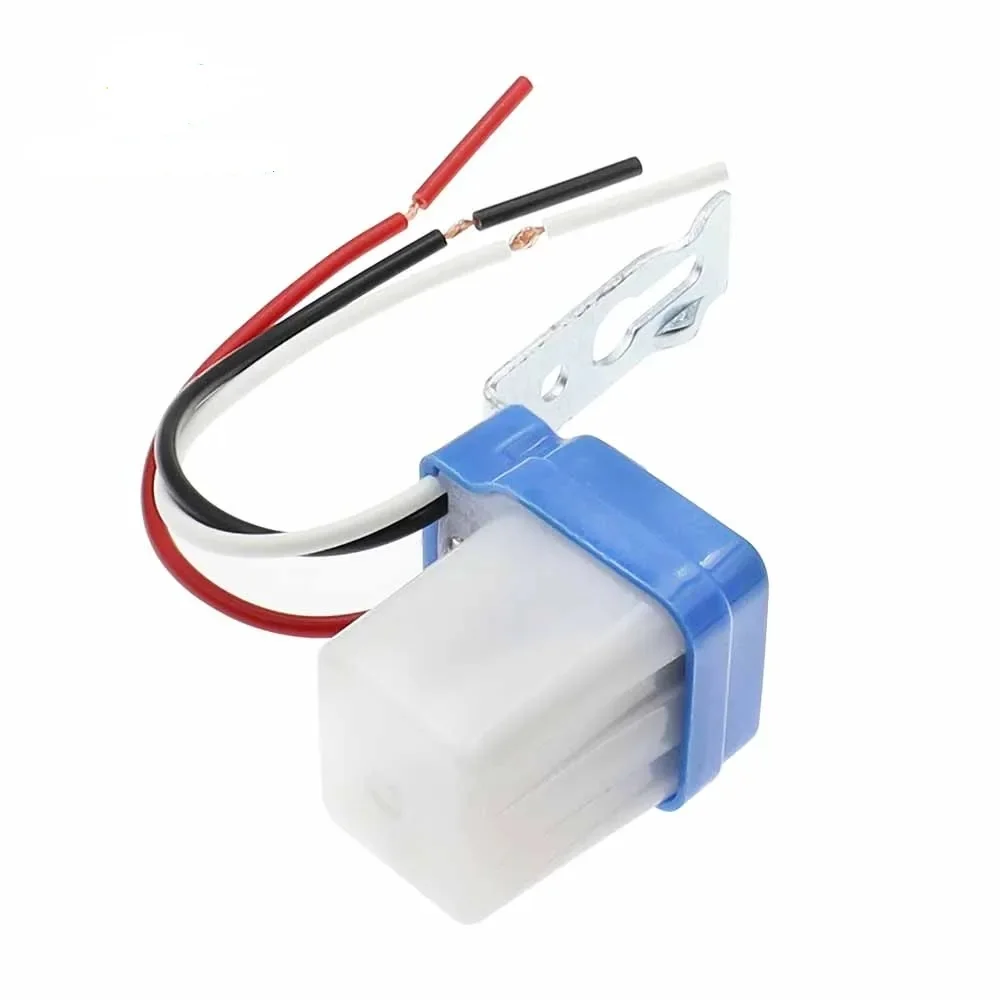 PARMAutomatic On Off Photocell StreetLampLight Switch Controller AC110V AC220V DC24V 50-60Hz 10A PhotoControl Photoswitch Sensor