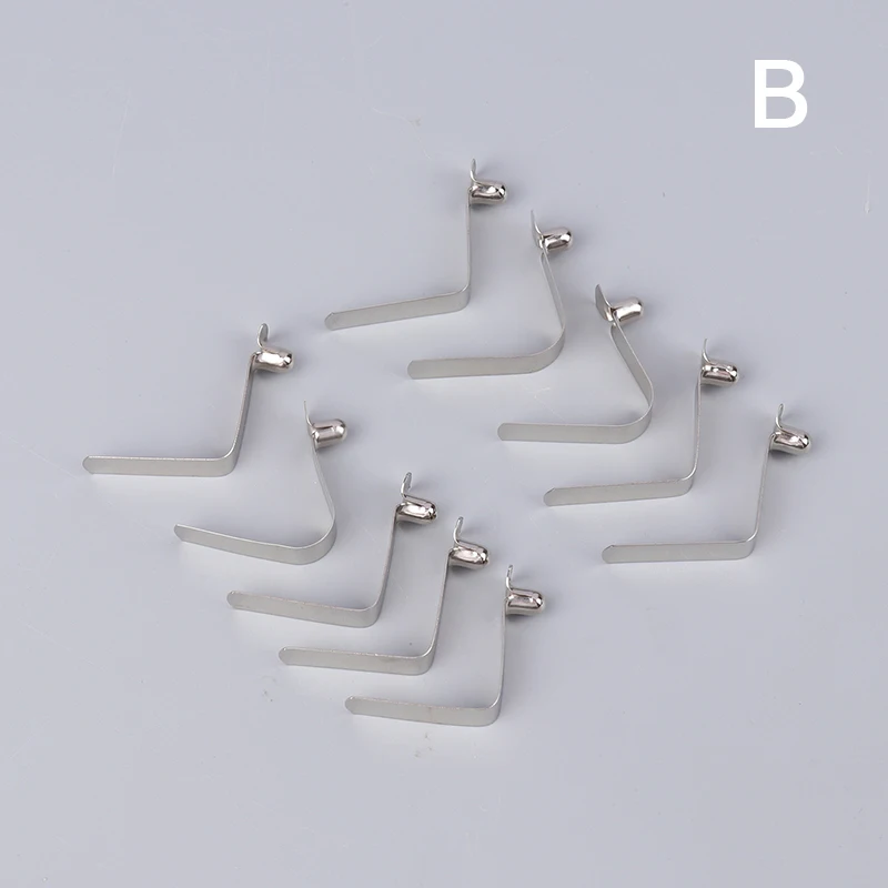 10PCS Pipe Single Button Snap Locking V Type Caravan Steel Kayak Spring Clip
