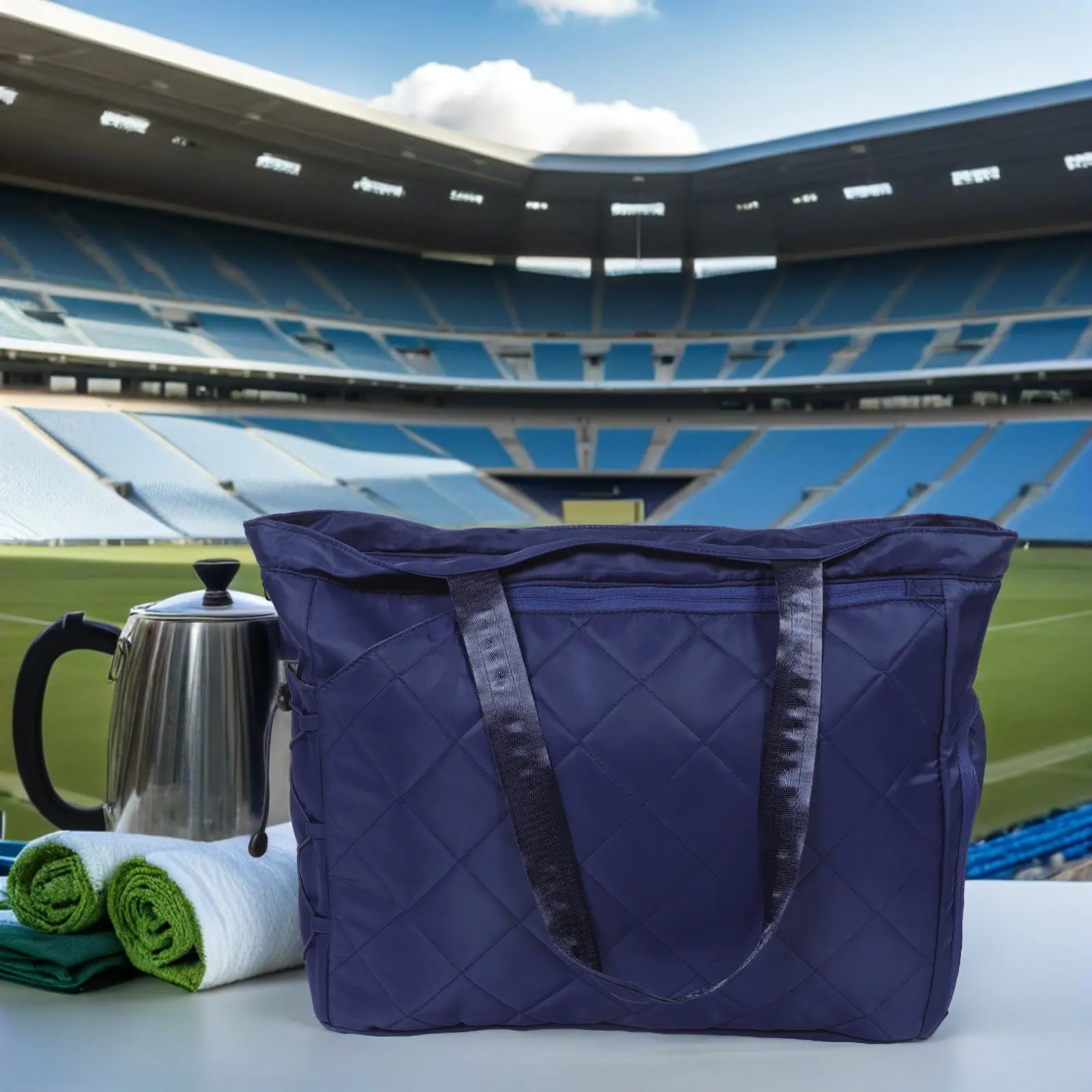 17.68X15.72X11.79In Tennis Racket Tote Bag Large Capacity Lightweight Sports Duffle With Shoe Compartment Pickleball Racquet