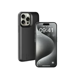 10000mAh Battery Case For iPhone 15 Pro Max Power Bank Charger Cover for iPhone 15 Plus Battery Charger Case Stand Back Cover