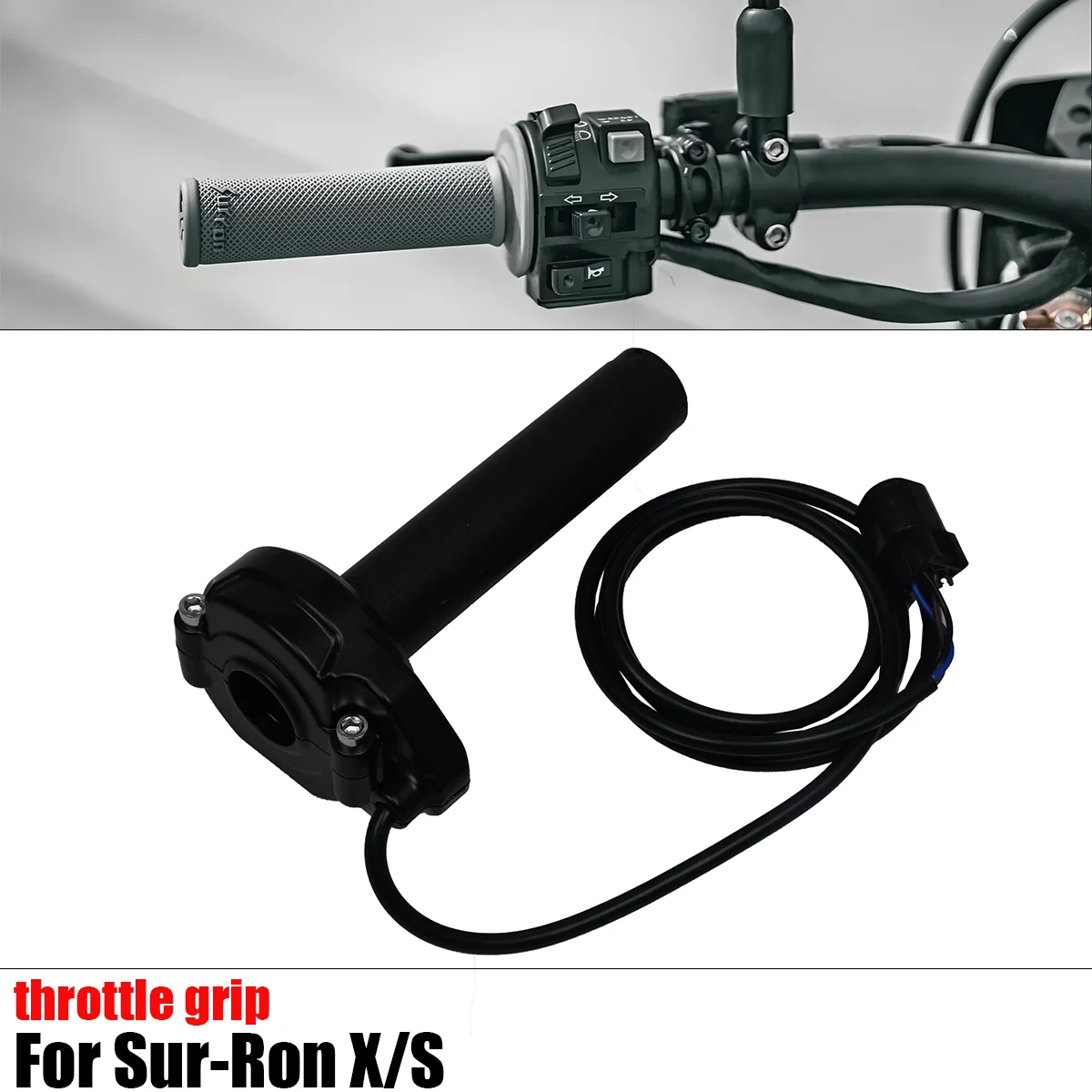 Dirt Bike Handlebar Throttle Turn Grip Accelerator Handle For Sur Ron Surron Sur‑Ron Light Bee X S Off‑Road Ebike Accessories