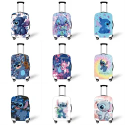 Disney Anime Stitch Luggage Cover Stretch Fabric Suitcase Protector Baggage Dust Case Cover Suitable for 18-20Inch Suitcase Case