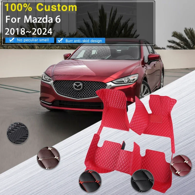 

Car Floor Mats For Mazda6 Mazda 6 2019 2020 2021 2022 2023 2024 Auto Dust Pads Waterproof Cover Floor Mats Rugs Auto Accessories