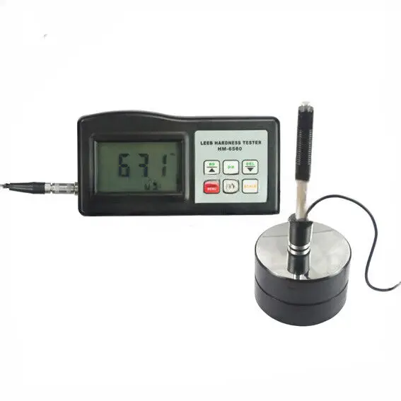 HM-6560 Portable Digital Metal Leeb Hardness Tester Price Included Iron Block