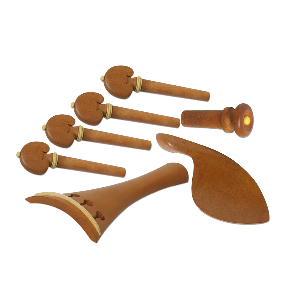 

Violin Accessories Accessory Kit Wooden Pegs Rest Jujube Milisten Fittings Beginner