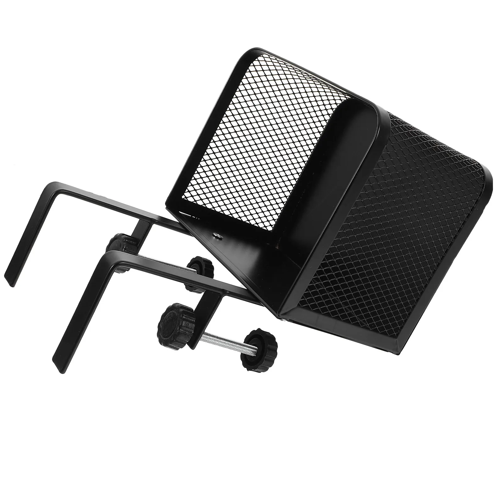 Clamp-on Desk Organizer Under Desk Storage Rack Basket Office Classroom Cable Tray Wire Organizer Cable Tray Cord Management