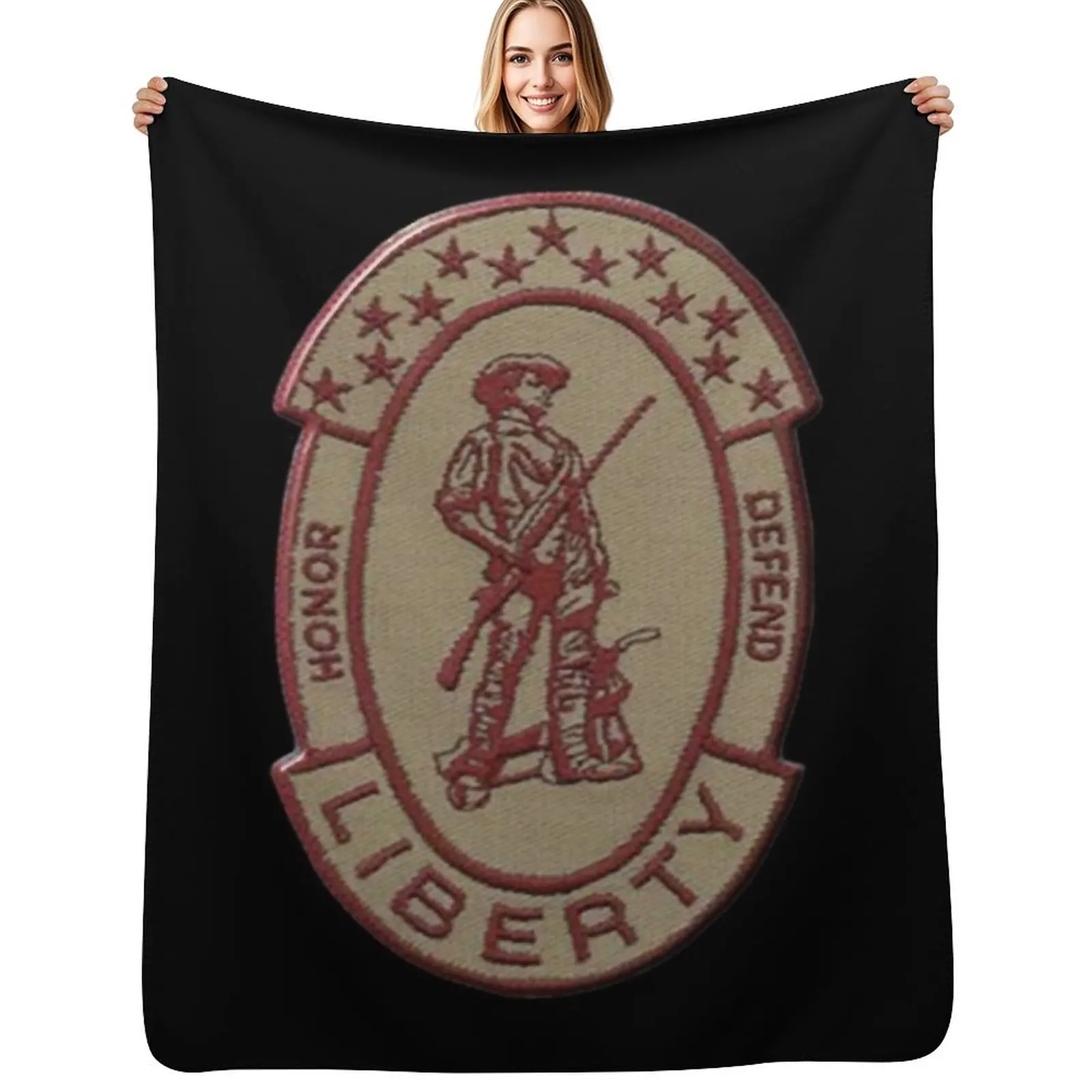 

Minuteman Throw Blanket Shaggy christmas gifts Custom Blankets