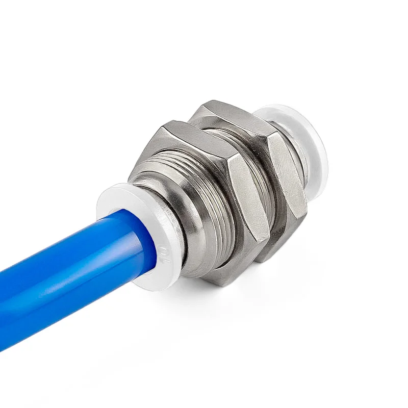 High Quality White Pneumatic Fitting Tube Connector  Water Pipe Push In Hose 4/6/8/10/12/14/16mm PU PY PK PE PV SA PZA PLM SA-B