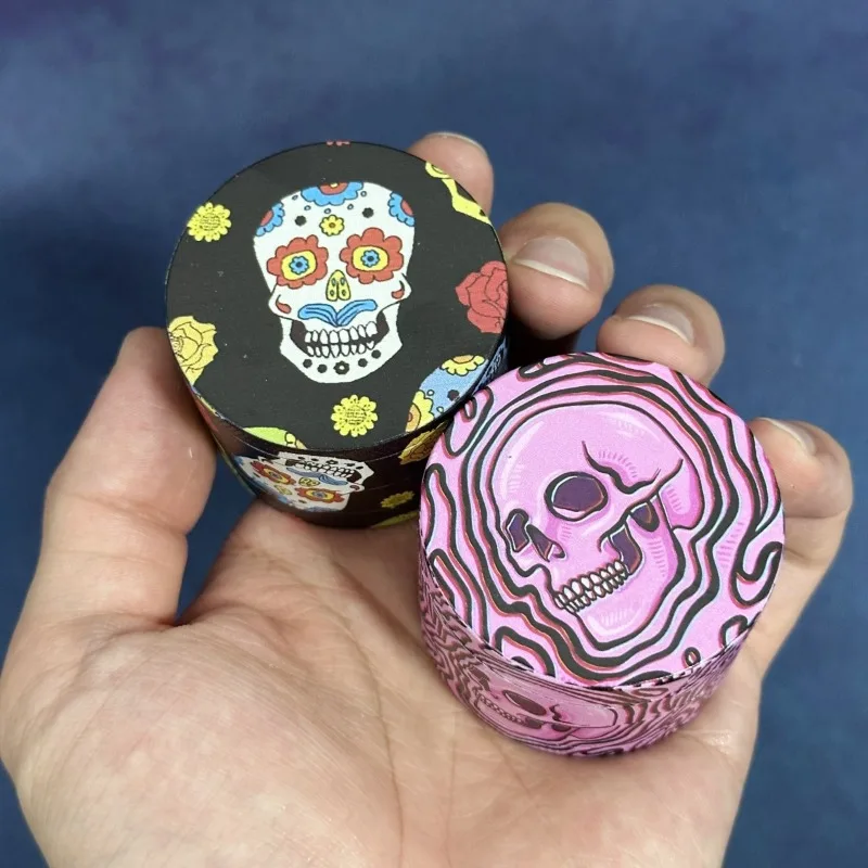 2 بوصة عشب طاحونة التوابل دليل كسارة معدنية مدقة الفلفل هاون الملح قاطعة المطحنة 4-Layers طاحونة أدوات التدخين اكسسوارات #2