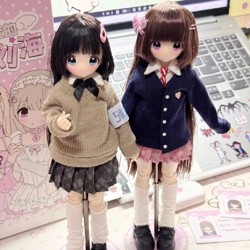 

Dont Touch My Bangs Series 1/6 BJD Blind Box Doll Articulated Joint Figure Collectible Gift
