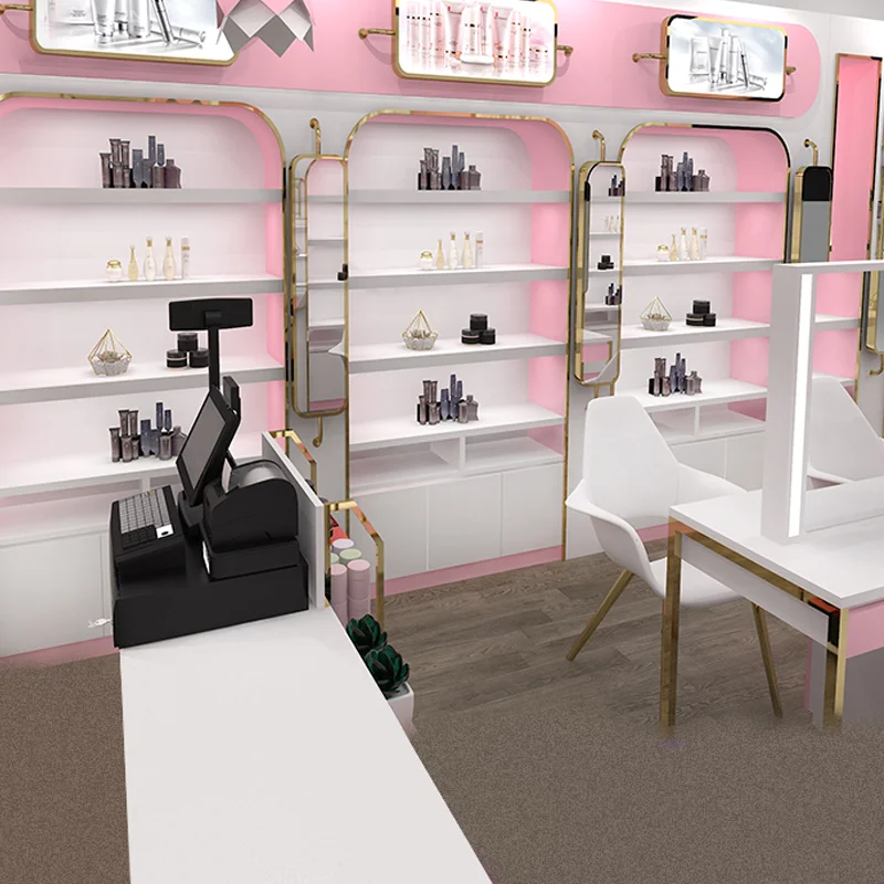 custom.Custom Cosmetics Display Nakashima Makeup Perfume Products Display Cabinet Beauty Salon Beauty Shop Street Shop Show