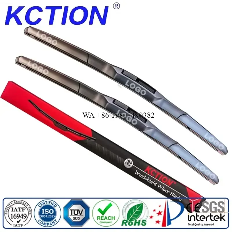 wmwmnu for Kction 2026 Best Selling 3-Section Hybrid Wiper Blade Universal Windshield Wipers All-Weather Streak-Free Auto