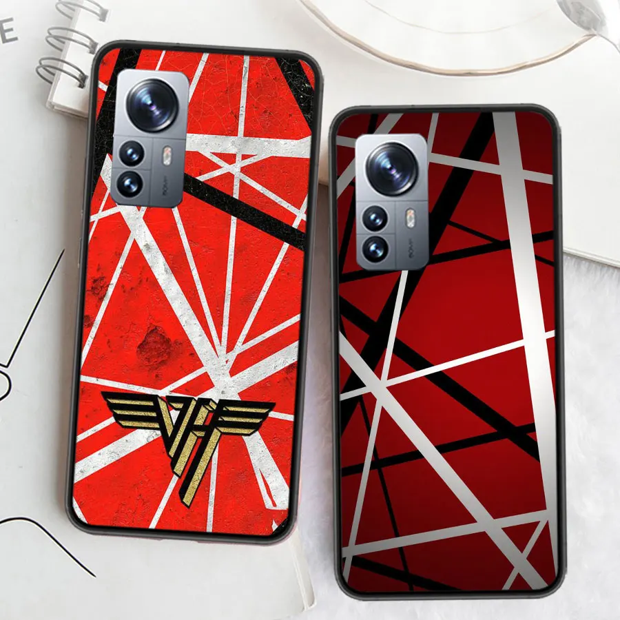 Eddie Van Halen Graphic Guitar Phone Case For Xiaomi Mi 13 12 11T 10T 12T Pro 12X 11i 11 Ultra 10 Lite 5G 9 8 6X 5X A1 A2 Cover