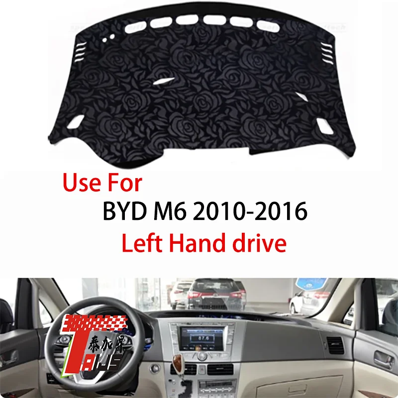 

2 Layers polyester Car Inner Dashboard Cover For BYD M6 2010-2016 Left hand drive