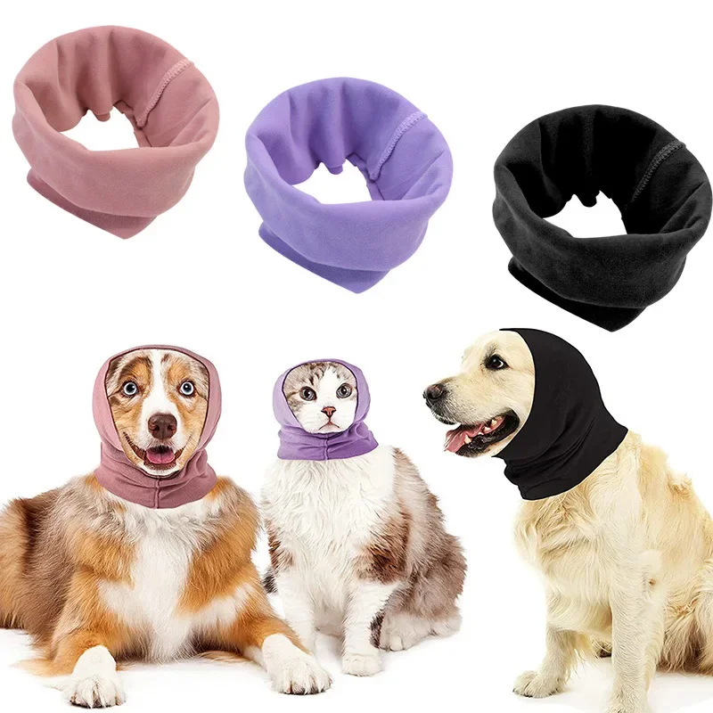 

Dog Grooming Earmuff Windproof Noise Cancel Elasticity Soft Scarf Puppy Cat Warm Headband Ear Cover Pet Dog Accessories