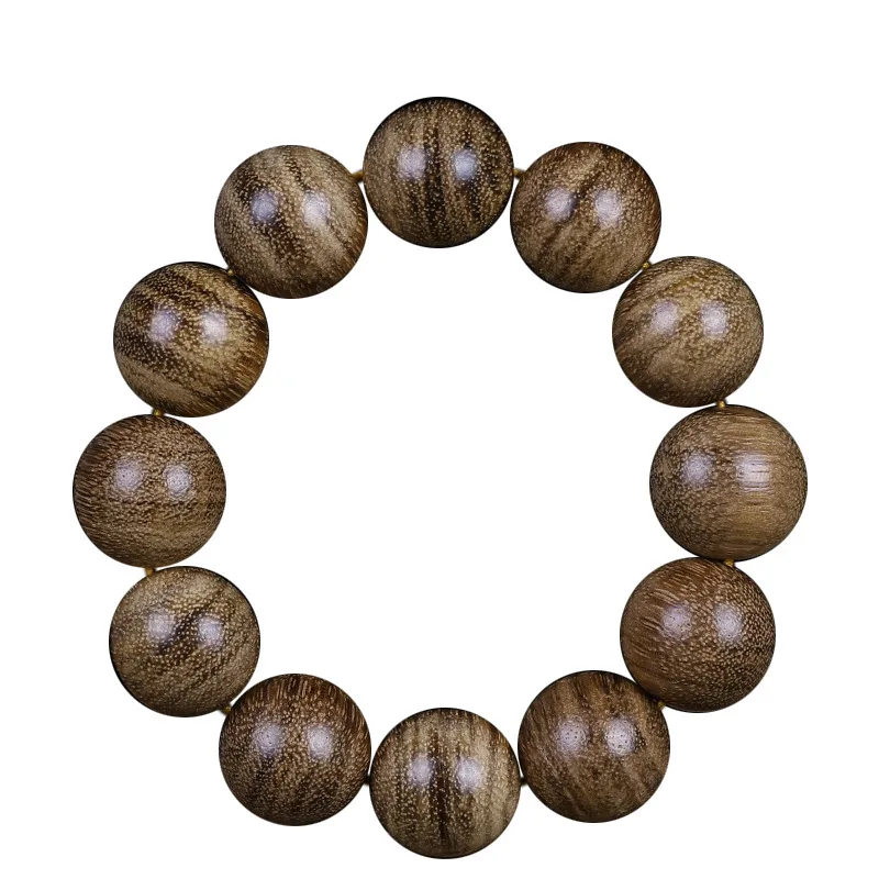 

2026 Milk Fragrance Wood 2.0 Tiger Grain Bracelet 108 Beads Agarwood Prayer Beads Jewelry Gifts
