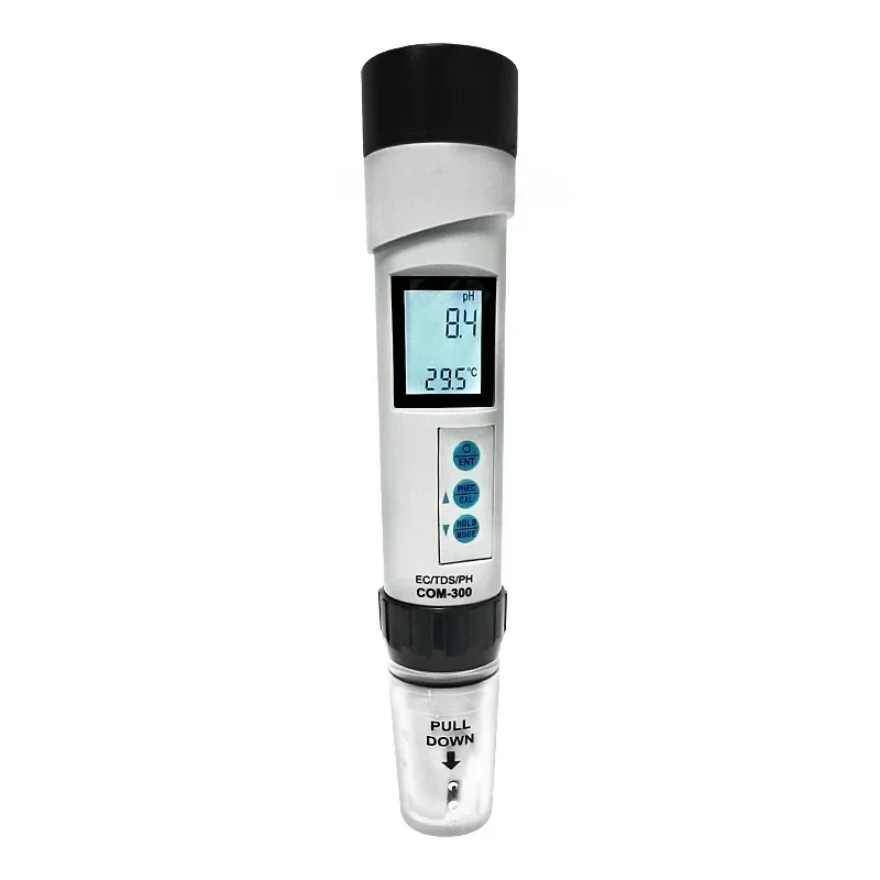 COM-300 Conductivity TDS/ec/ph ph detection pens Waterproof Water quality detector