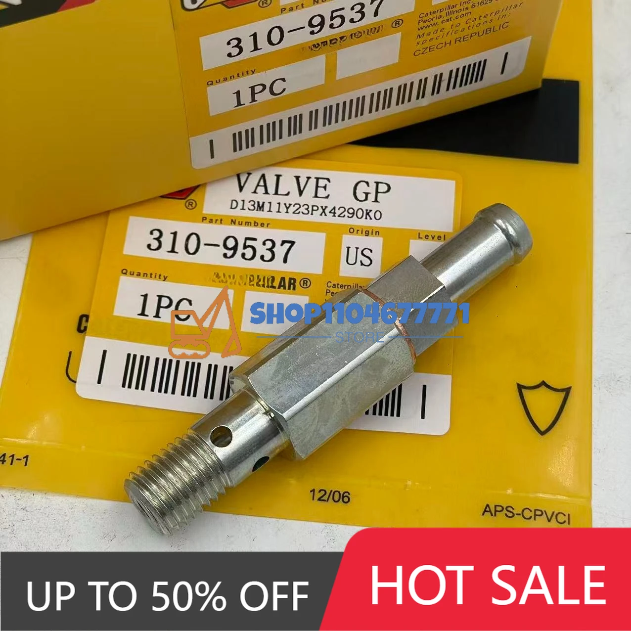 

310-9537 3109537 для двигателя E311 E312 E315 E320D C4.2 6.4, клапан Common Rail, обратный клапан масла