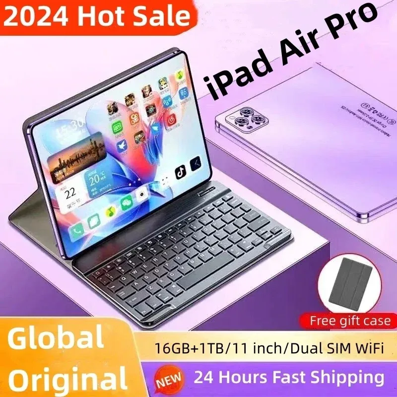 

2024 Global Version Tablet Android iPad Air Pro 14 Inch HD Snapdragon 870 Tablet PC 5G Dual SIM Card or Wifi Google Play Tablets