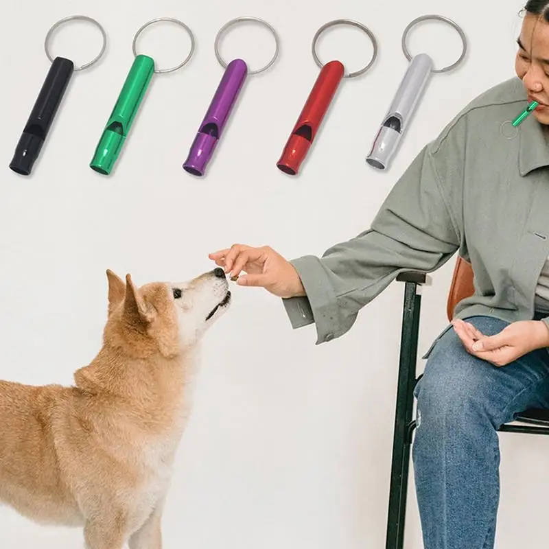Adjustable metal ultrasonic dog whistle Silent Dog Whistle pet training dog whistle Portable Dog Training Tools Pet Supplies - view 4