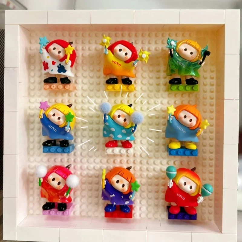 

Miniso Yoyo наклонная коллекция серии слепая коробка игрушки Kawaii аниме фигурка-сюрприз Mystery Box куклы подарок для девочек