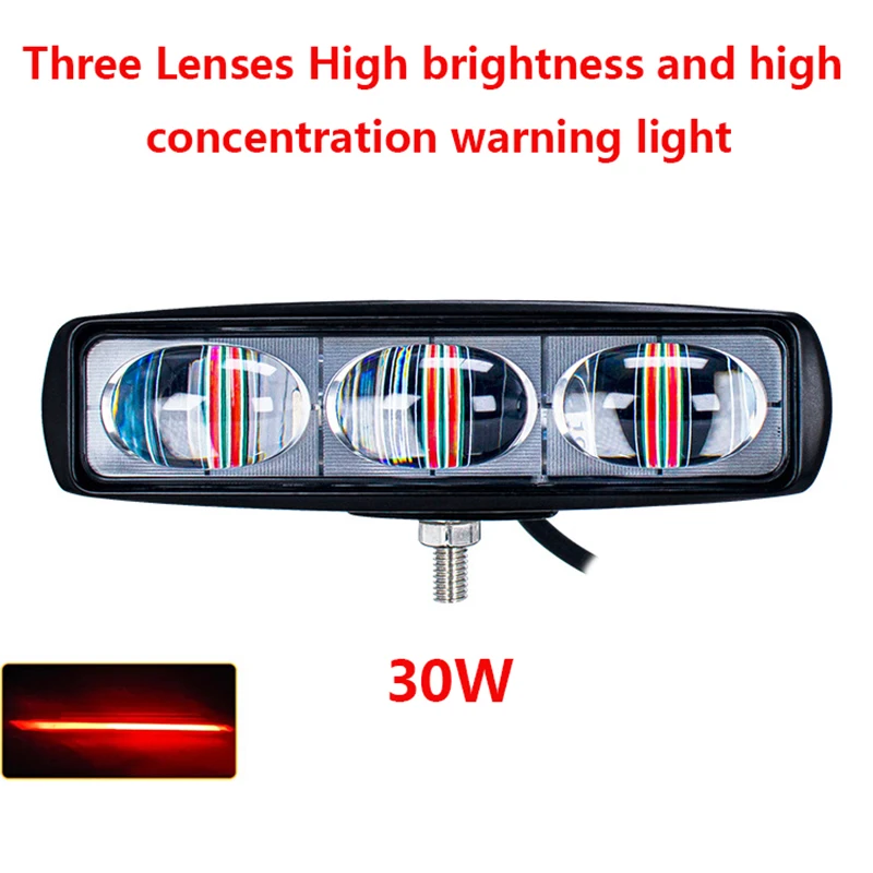 30W LED Forklift Light work light 10V-80V Flood Beam Forktruck Danger Zone three lenses Forklift Truck Warning For Lamp linde